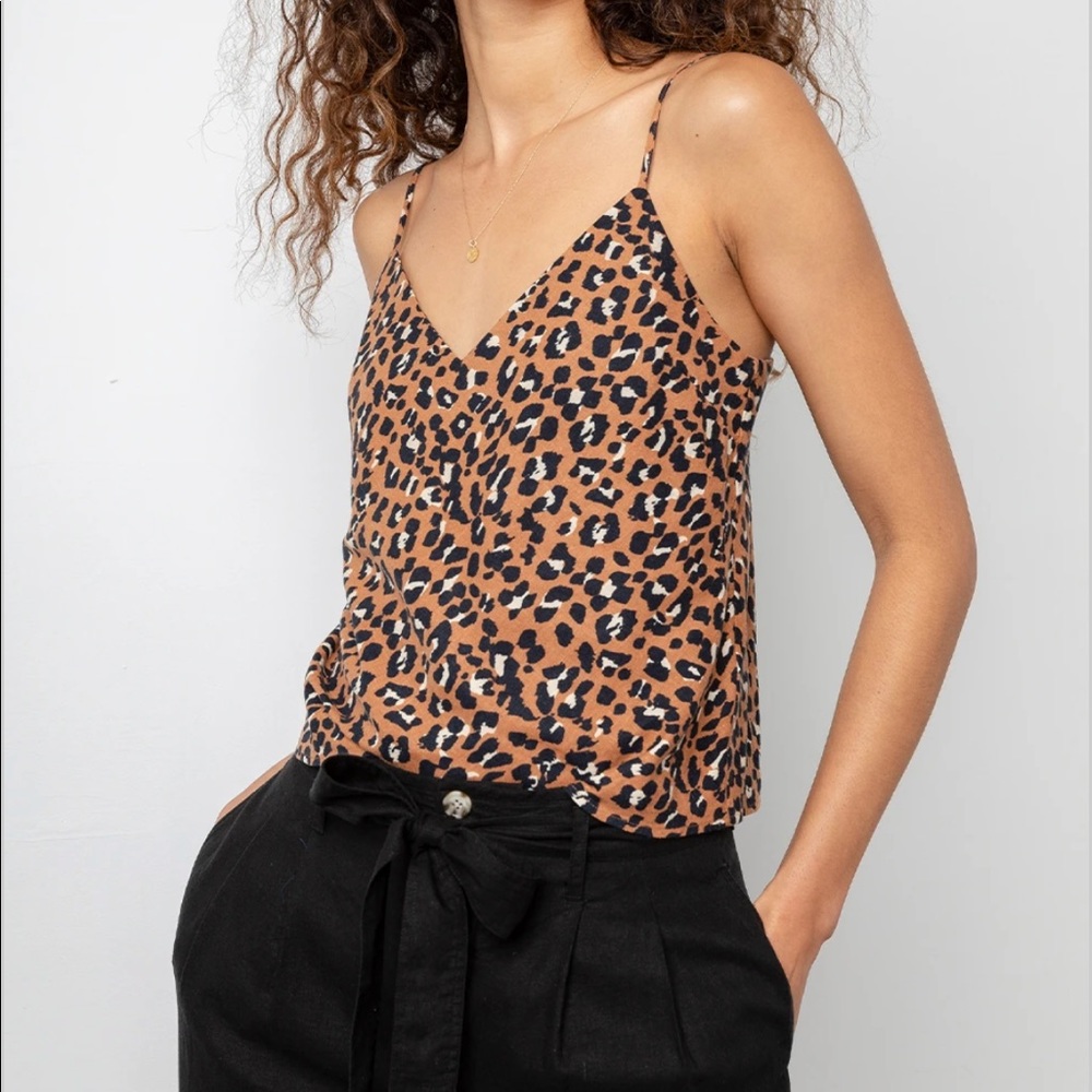 Rails Paola Golden Leopard Cami